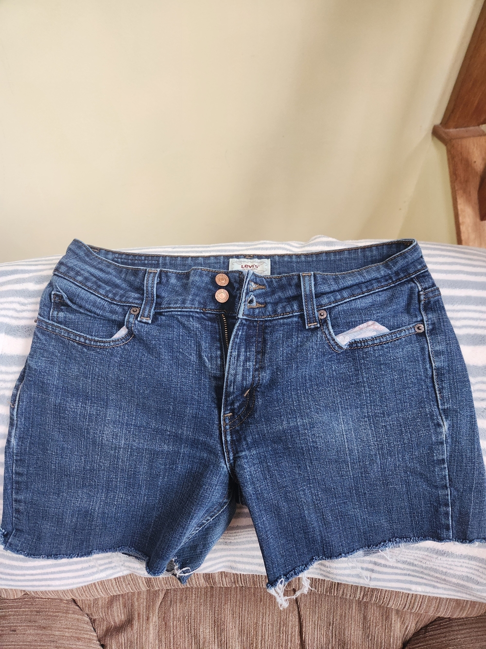 Levi's 526 Cutoff Denim Shorts